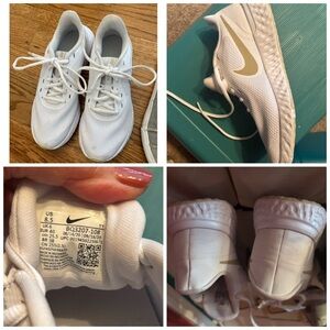 Nike Womens White Running Shoes Nike Sneakers Size 8.5 White Excellent condition